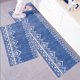 thumbnail image 1 of Set 2 Alfombra de Cocina Antideslizantes - Azul Diseño Hindú, 1 of 1