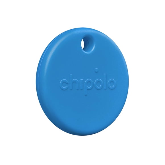 Chipolo POP Bluetooth Tracker, sonido alto, IP55, resistente al agua, azul