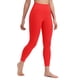 thumbnail image 1 of Leggins de yoga CRZ YOGA Butterluxe, sin costura frontal, 25 cm, color rojo L, 1 of 3