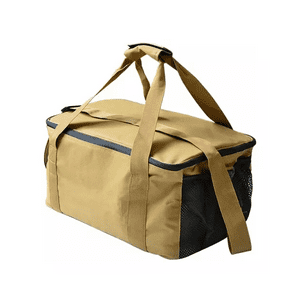 Genérico - Canasta Picnic Cooler Mochila Bolso Térmica Plegable Café