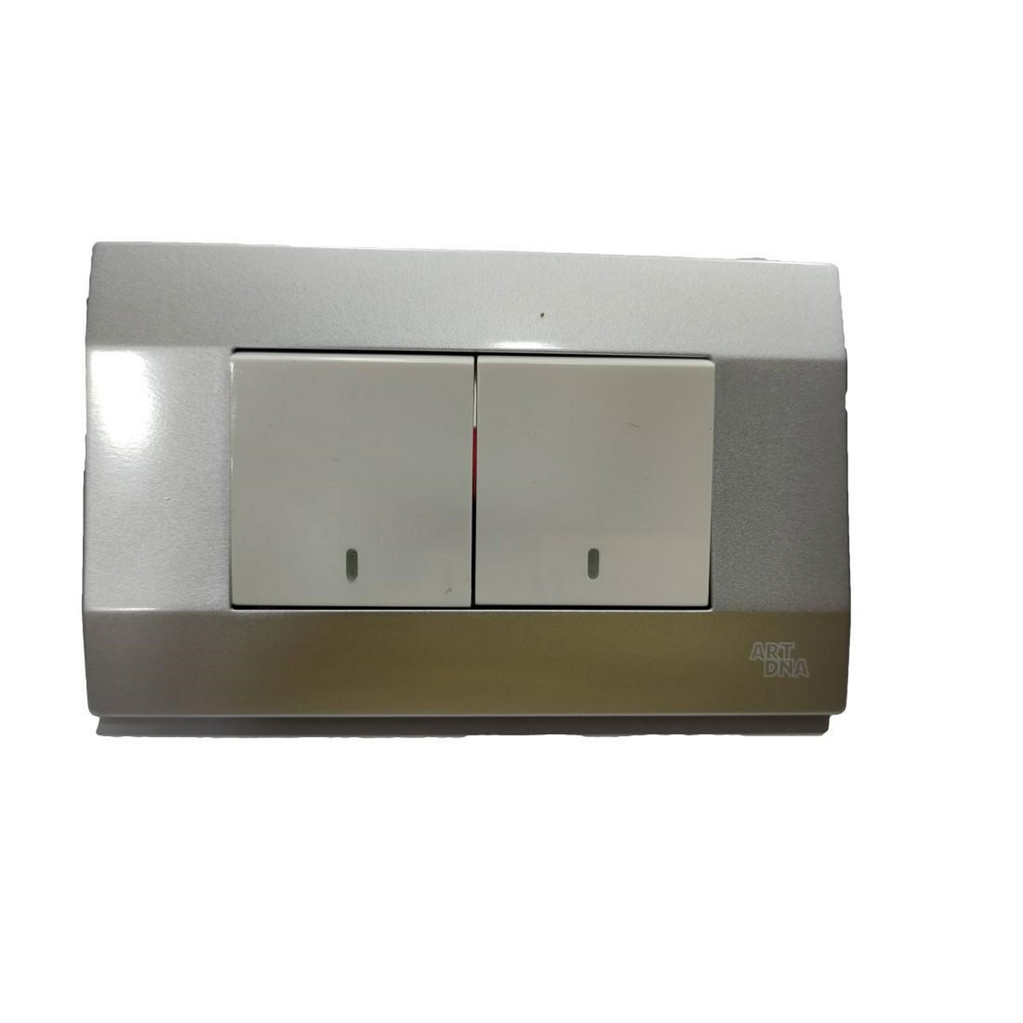 Art Dna - Interruptor Doble 9/15 10a Plata K-p03