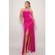 thumbnail image 5 of Vestido Maxi de Terciopelo con Escote en Forma de Corazón y sin Tirantes, 5 of 5