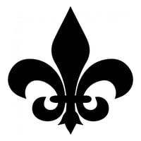 Rienda Libre Graphics - Decomural Fleur De Lis Tile Lily Flower Ws-33471