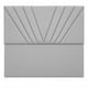 thumbnail image 2 of Respaldo De Cama 1 Plazas Gris Claro Siena, 2 of 2
