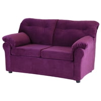 Muebles Altiro - Sofá Mateo 2 Cuerpos - Tela Felpa Lila