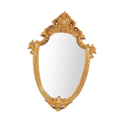 Magideal - Espejos De Baño Antiguos, Espejo De Maquillaje, Decoración De Pared, Espejo De Pared Decorativo Para Entrada, Dormitorio, Sala De Estar, Decoración L