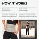 thumbnail image 4 of Recortador de cintura Sports Research Sweet Sweat Premium Unisex, 4 of 7