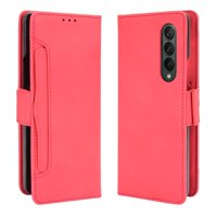 Funda Tipo Billetera Foxdock Para Samsung Galaxy Z Fold 4 5G – Tapa Flip Con Tarjetero