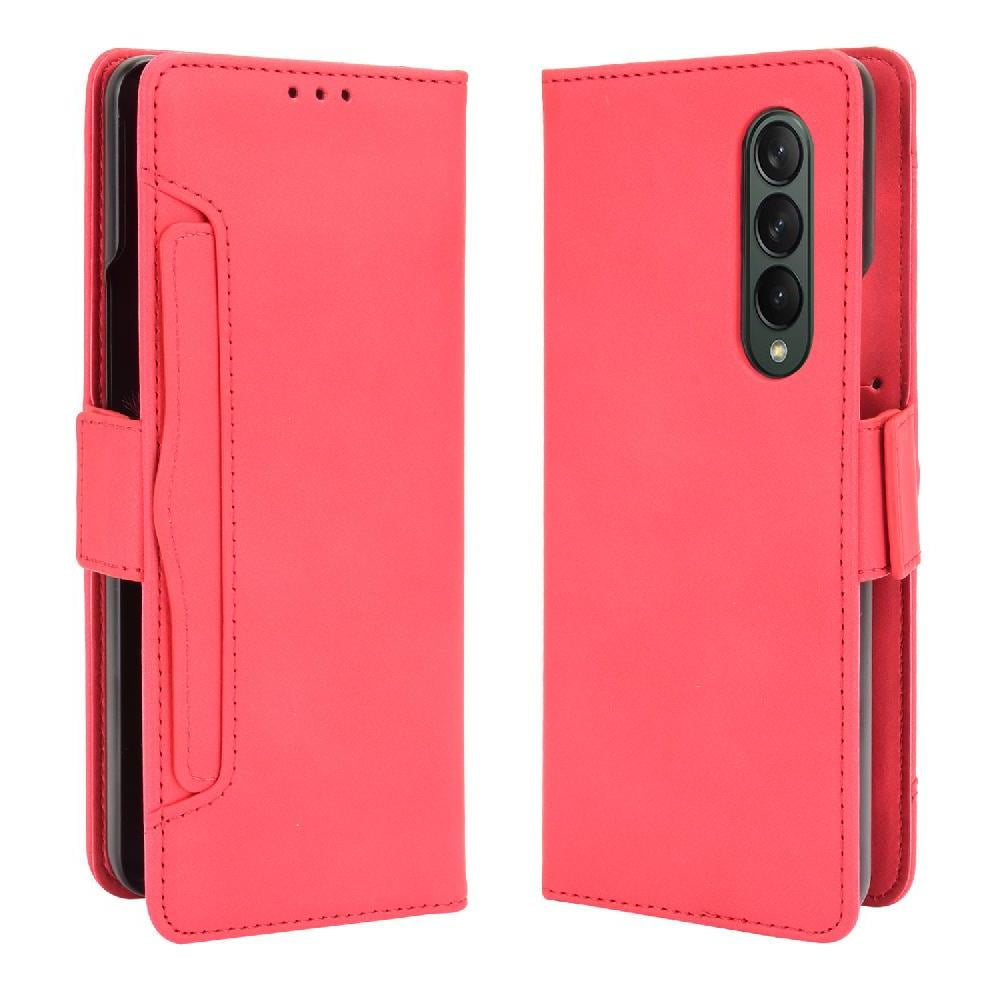 Funda Tipo Billetera Foxdock Para Samsung Galaxy Z Fold 4 5g – Tapa Flip Con Tarjetero