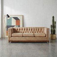 Latam Home - Sofa Roma 3C Cuero Colorado Beige