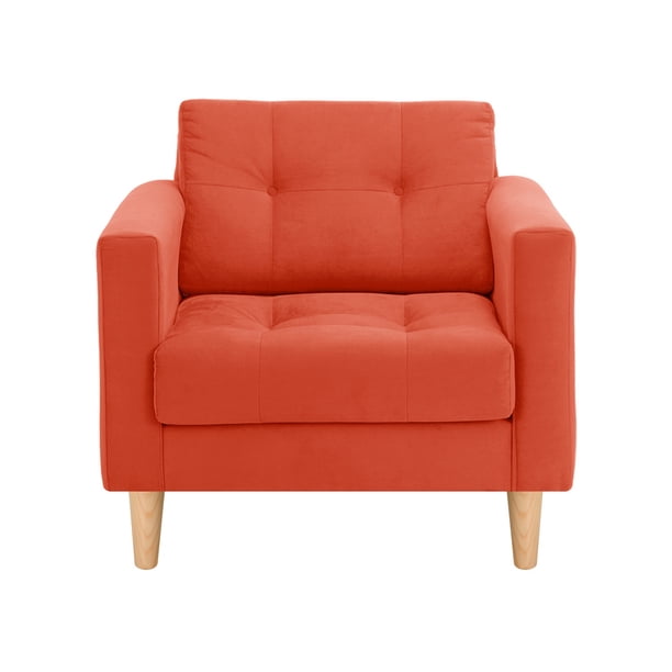 Sofa Retro 1c Felpa 05 Naranja