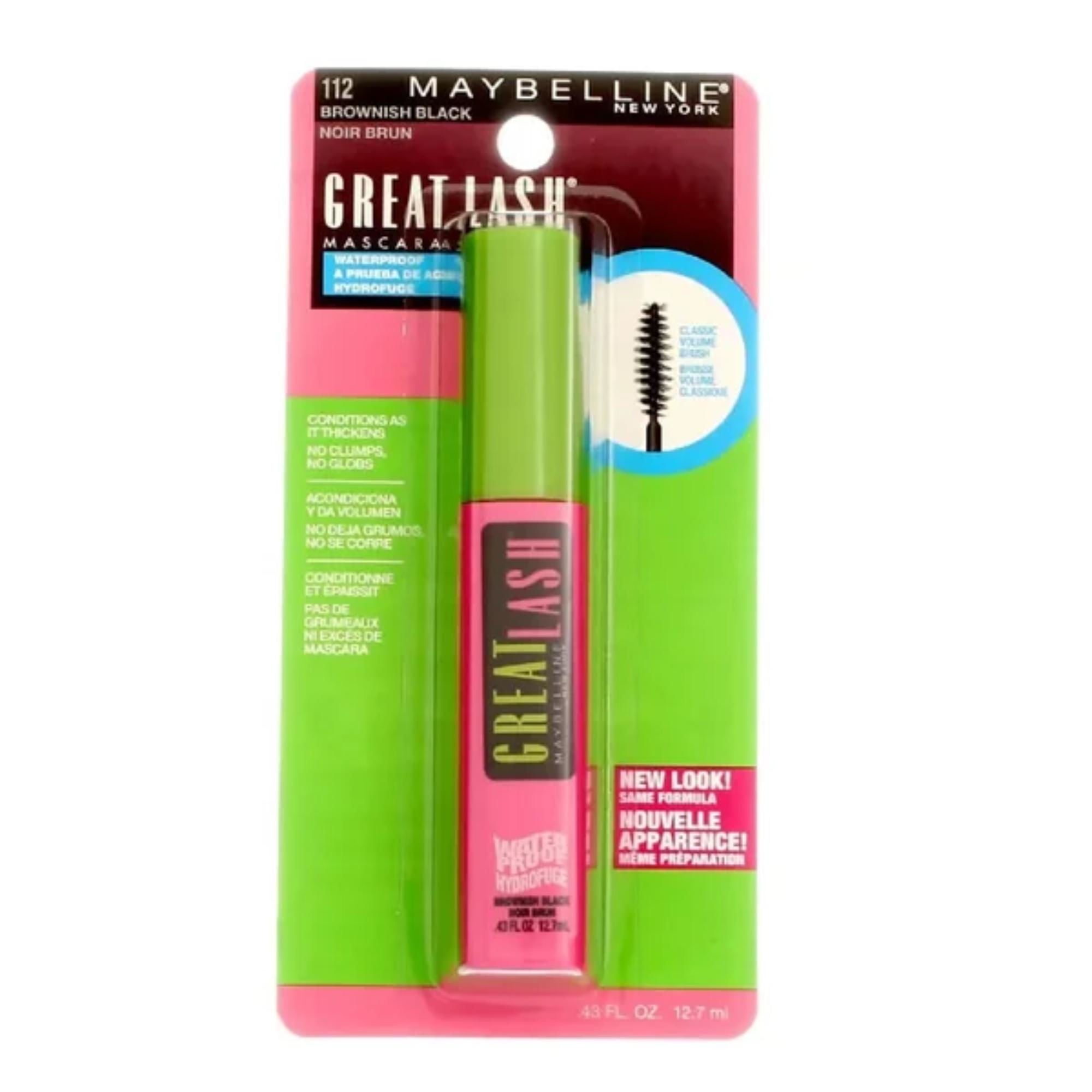 Máscara De Pestañas Great Lash A Prueba De Agua 12.7 ml Maybelline