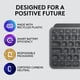 thumbnail image 5 of Teclado Logitech MX Keys Mini inalámbrico iluminado grafito, 5 of 9