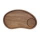 thumbnail image 3 of Bandeja De Madera Contra Organizador, Plato De Comida Moderno Para Magdalenas, Aperitivos, Postre, Forma De Anacardo, 3 of 5
