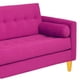 thumbnail image 3 of Sofa Retro 3 Cuerpos Felpa 04 Fucsia, 3 of 5