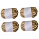 thumbnail image 4 of 4 Piezas De Hilo De Camiseta Metálico, Hilo De Tela Para Proyectos De Manualidades, Cestas Y Bolsos De Bricolaje, Dorado, 4 of 5