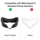 thumbnail image 2 of Funda facial de silicona AMZDM con protectores de lentes para Quest 3, 2 of 7