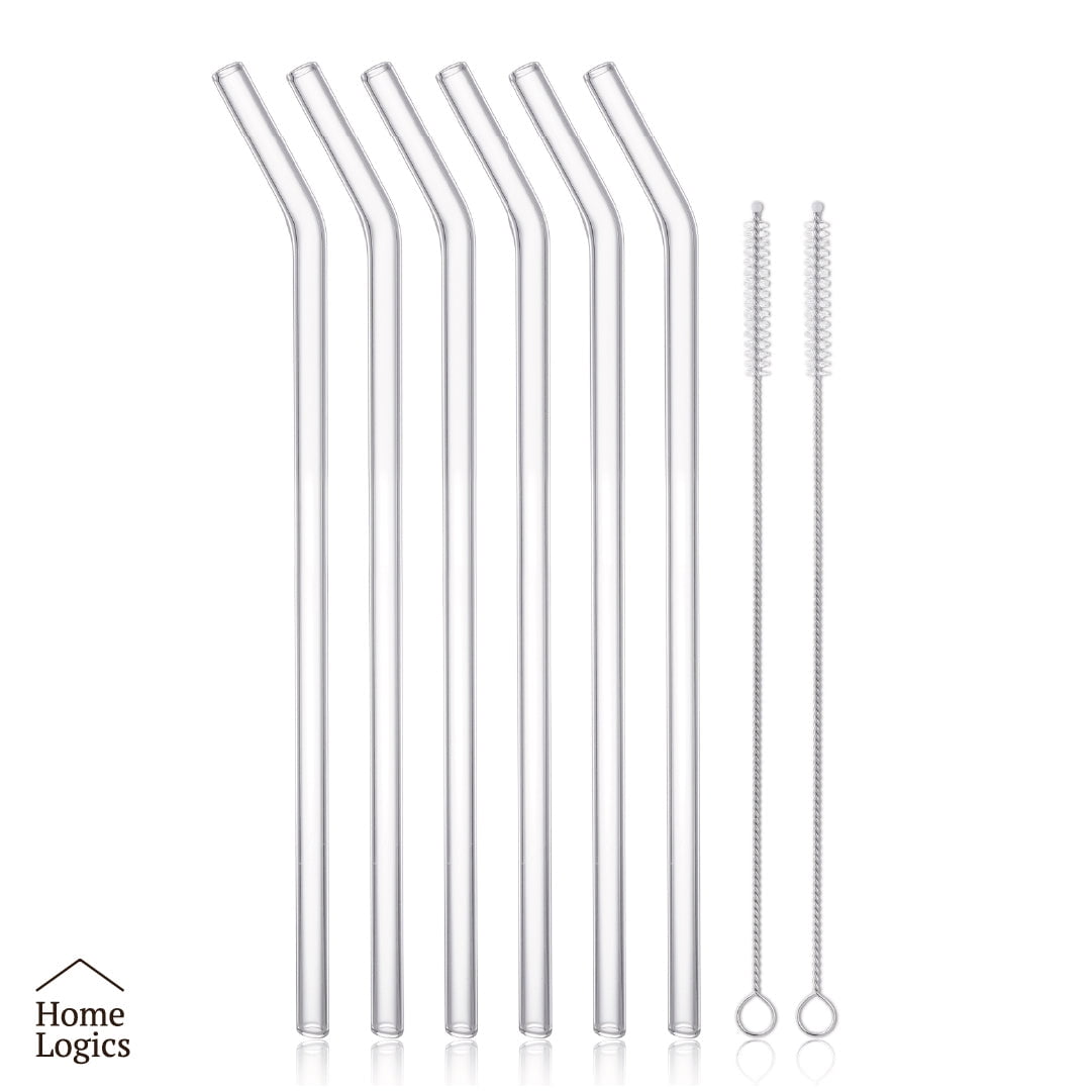 Set 6 Bombillas Vidrio Reutilizables Home Logics 1 Un