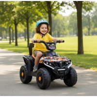Genérico - Cuatrimoto A Bateria Para Niños Naranjo