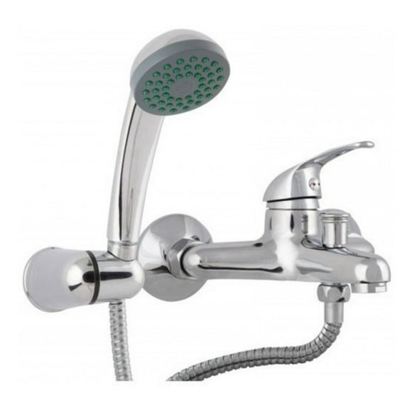 Llave Tina Ducha Monomando Cromada Acero/inox