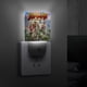 thumbnail image 4 of Jumanji Luz nocturna LED con sensor de anochecer a amanecer para dormitorio, baño, pasillo, escaleras - Lámpara LED nocturna de enchufe, 0.5W - 1 pieza, 4 of 6