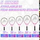 thumbnail image 2 of Raqueta de tenis AMA SPORT Kids Junior para niños de 17 a 25 años, color rosa y amarillo, 2 of 6