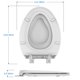 thumbnail image 2 of Asiento de Inodoro IDEALHOUSE 48 cm Alargado con Orinal para Niños, 2 of 9