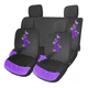 thumbnail image 1 of Funda Cubre Asiento 8 Piezas Mariposas Flores Auto Universal, 1 of 3