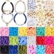 thumbnail image 1 of Perlas De Arcilla Polimérica Hechas A Mano Perlas De Disco Perlas Espaciadoras Sueltas Artesanía DIY, 1 of 5