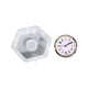 thumbnail image 4 of Relojes Modelos de Silicona Relojes Modelos de Resina Láminas de Silicona Europea para Manualidades Decoración de Oficina Moldeado Adornos de Go Hexágono, 4 of 5