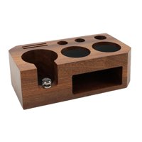 Magideal - Base De Estación De Manipulación De Café De Madera, Estación De Manipulación De Café Expreso, Soporte De Manipulación Para Cafeterías, Bar, Cafetera, Se Adapta A 51 Mm 54 Mm