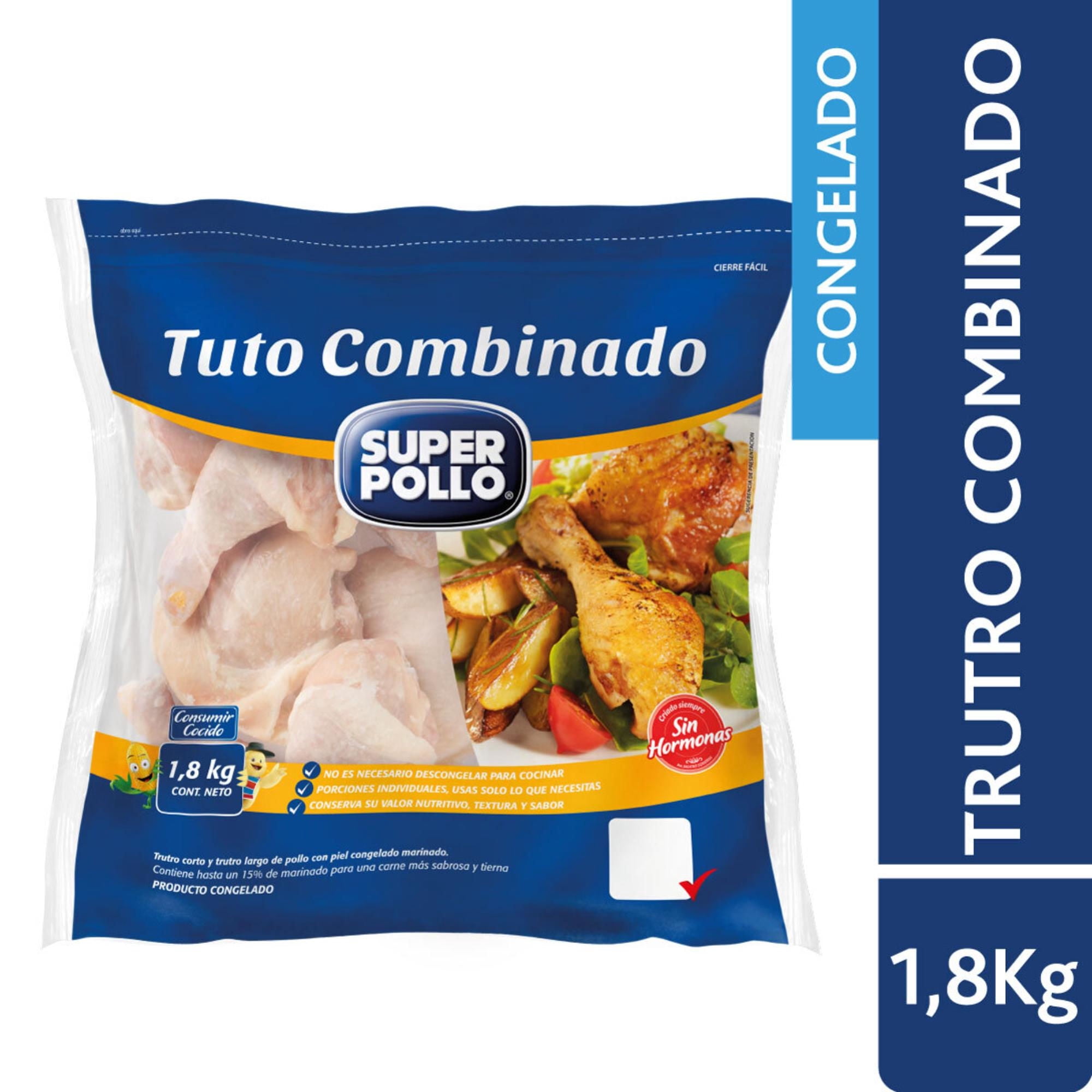 Pollo Trutro Combinado Congelado 1,8 kg Super Pollo