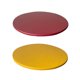 thumbnail image 4 of Tela De Cubierta De Mesa Montada Redonda Antideslizante Impermeable 120 Cm Amarillo + Vino Rojo, 4 of 5