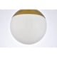 thumbnail image 4 of Lámpara Colgante Living District Eclipse Latón Blanco Enchufable, 4 of 6