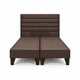 thumbnail image 2 of Cama 2 Plazas Tapizada Chocolate, 2 of 4