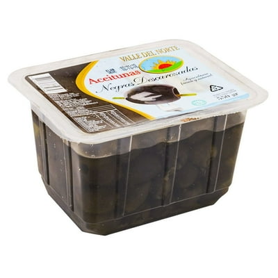 Aceitunas Negras Deshuesada Pote 550 G Valle Del Norte