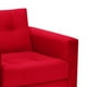 thumbnail image 4 of Sofa Retro 1c Felpa 01 Rojo, 4 of 6