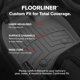 thumbnail image 3 of Alfombrilla protectora WeatherTech para Freightliner M2 negro – primera fila, 3 of 9