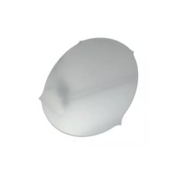 Genérico - Espejo Acrílico Con Adhesivo Pack 2 Marco Circular