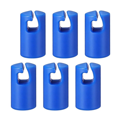 Magideal - Caja De Trampolín, Tapas Para Postes, Cubierta Protectora, Suministros De Reparación, Soporte Superior De Red De Trampolín Duradero Para Niñas Y Niños 6 Piezas