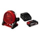 thumbnail image 1 of Ventilador Einhell + Kit Cargador Y Batería De 2,5 rojo, 1 of 6