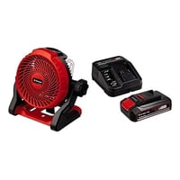 Ventilador Einhell + Kit Cargador Y Batería De 2,5 Rojo