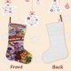 thumbnail image 3 of Las Aventuras de los Osos Gummi Tema: Calcetines de Navidad, fino lino blanco para colgar en escaleras y chimenea, decoración navideña para el hogar, regalo de Navidad.54cm×38cm, 3 of 5