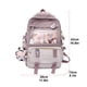 thumbnail image 1 of Preppy Style Large Capacity Students School Bags Casual Canvas Female Backpack Fashion Patchwork Women Knapsack with Card Badge, 1 of 3