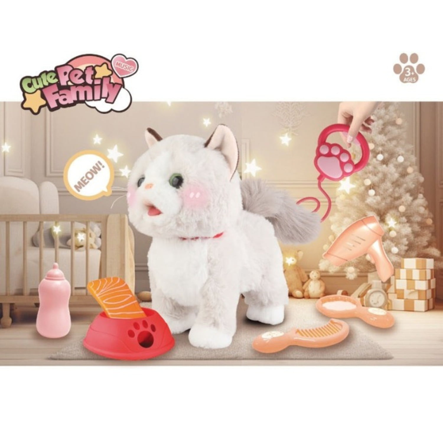 Genérico - Peluche Gatito Interactivo