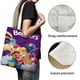 thumbnail image 3 of Bonkers Bolso de tela con estampado de lienzo para mujer, bolsa de compras reutilizable y estética, con cremallera interior, regalo para mujer,38*45cm., 3 of 6