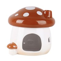 Magideal - Casas De Hámster Escondites De Hámster Cerámica Animales Pequeños Mini Cabañas Jaula Mascota Nido Para Dormir Hábitat De Hámster Para Ratones Critter S Marrón