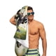 thumbnail image 5 of Mapache Toalla de playa de secado rápido con diseño temático, regalo para mujeres y niñas, ideal para cumpleaños, fans, amantes de la música, uso en la playa o al aire libre, 78 × 160 cm, 5 of 6