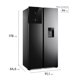 thumbnail image 2 of Refrigerador 526L No Frost Side by Side Inverter ES50WB Black, 2 of 12