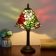 thumbnail image 1 of 1pc 8 Inch Stained Glass Table Lamp, Handmade Living Room, Dining Room, Bedroom, Warm Bedside Lamp, Bar, Retro European, Rustic Style, Mediterranean Simple European A Variety Of Choices Creative Gifts, 1 of 3